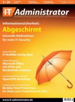 IT-Administrator – Marz 2020