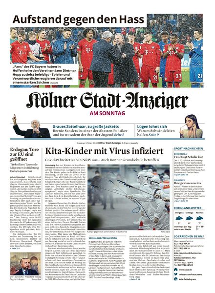 KOlner Stadt-Anzeiger – Marz 2020