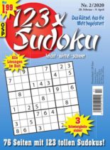 123 x Sudoku – 28 Februar 2020
