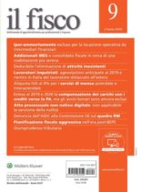 il fisco – 2 Marzo 2020