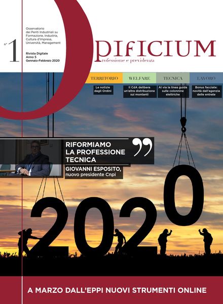 Opificium – Gennaio-Febbraio 2020