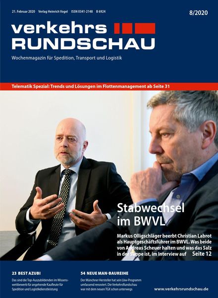 VerkehrsRundschau – 17 Februar 2020