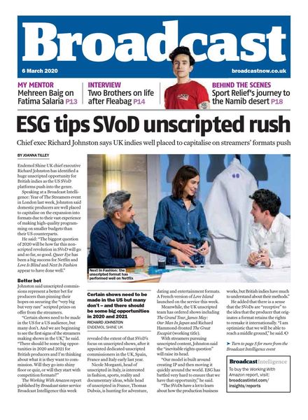Broadcast Magazine – 06 March 2020