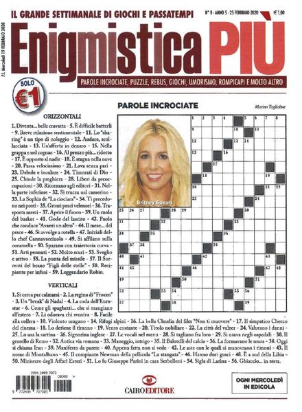 Enigmistica PIU – 25 Febbraio 2020
