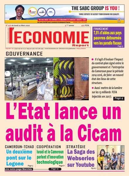 L’Economie International – 02 mars 2020