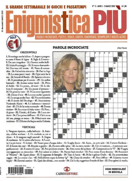 Enigmistica PIU – 10 Marzo 2020
