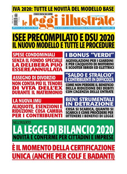 Leggi Illustrate – Marzo 2020