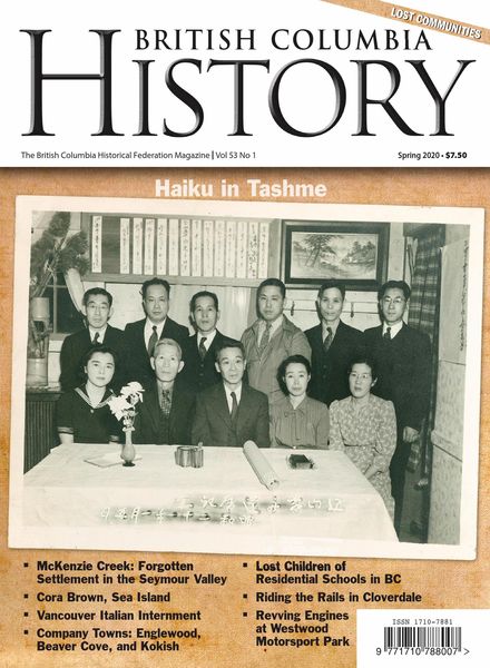 British Columbia History – February 2020