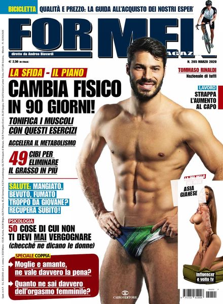 For Men Magazine – Marzo 2020