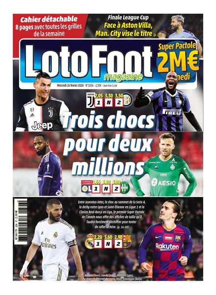 Loto Foot – 26 fevrier 2020