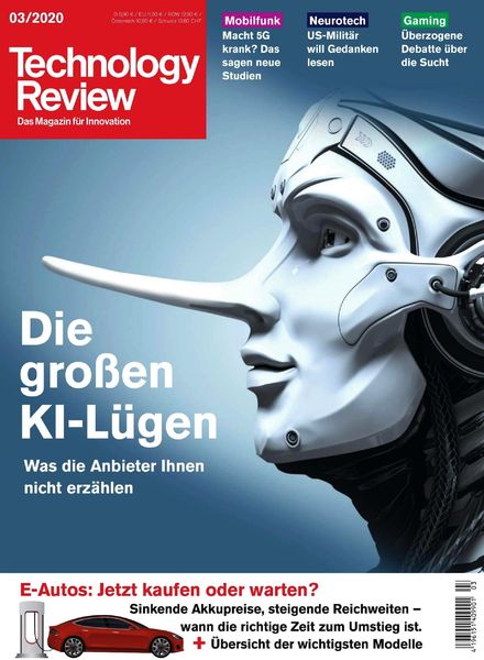 Technology Review – Marz 2020