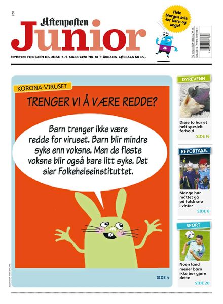 Aftenposten Junior – 03 mars 2020