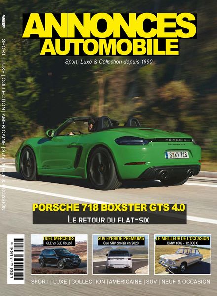 Annonces Automobile – mars 2020