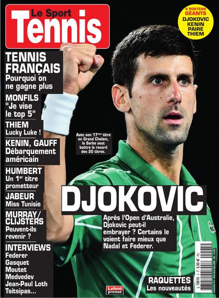 Le Sport Tennis – mars 2020