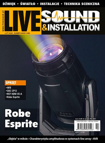 Live Sound & Installation – Luty 2020