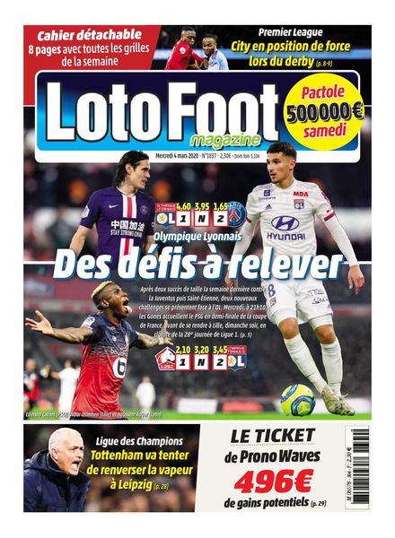 Loto Foot – 04 mars 2020