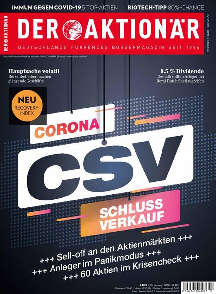 Der Aktionar – 05 Marz 2020