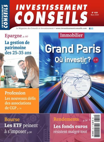 Investissement Conseils – Mars 2020
