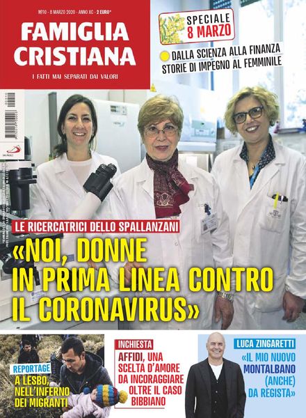 Famiglia Cristiana – 8 Marzo 2020