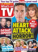 What’s on TV – 14 March 2020
