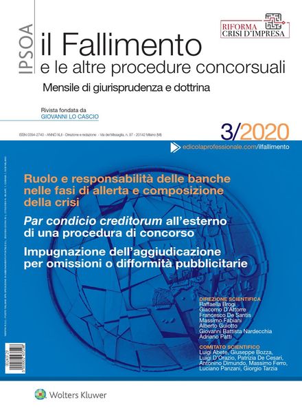 Il Fallimento – Marzo 2020