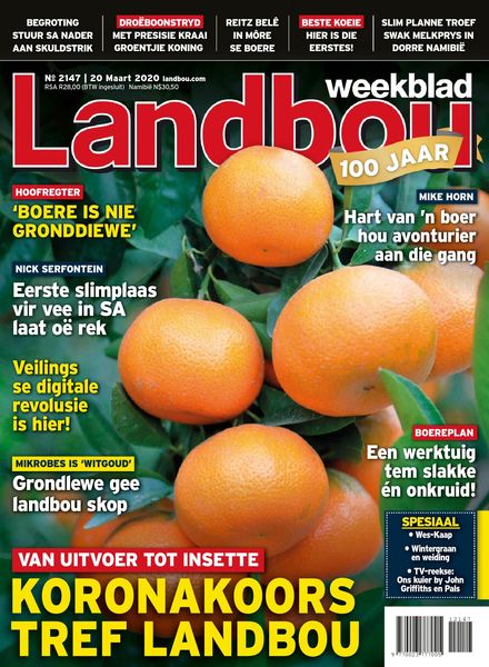 Landbouweekblad – 20 Maart 2020