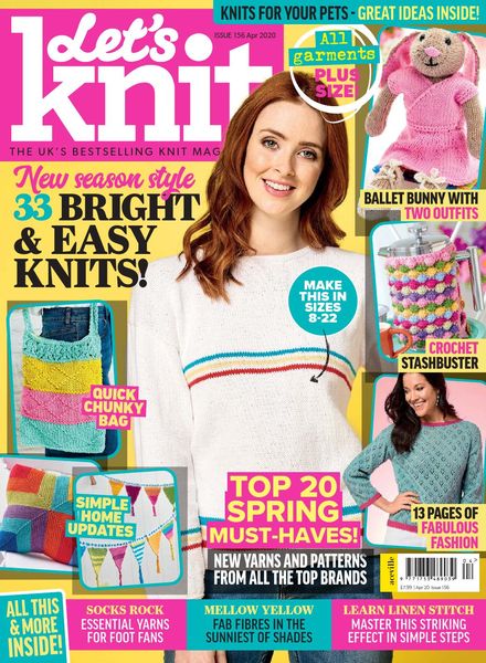 Let’s Knit – Issue 156 – April 2020