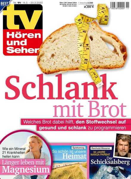 TV HOren und Sehen – 14 Marz 2020
