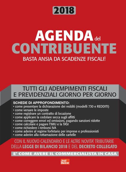 Agenda Contribuente – Febbraio-Marzo 2018