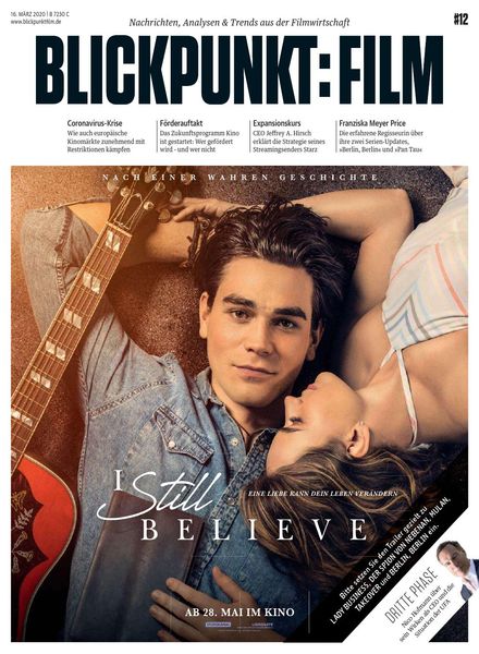 Blickpunkt Film – 16 Marz 2020