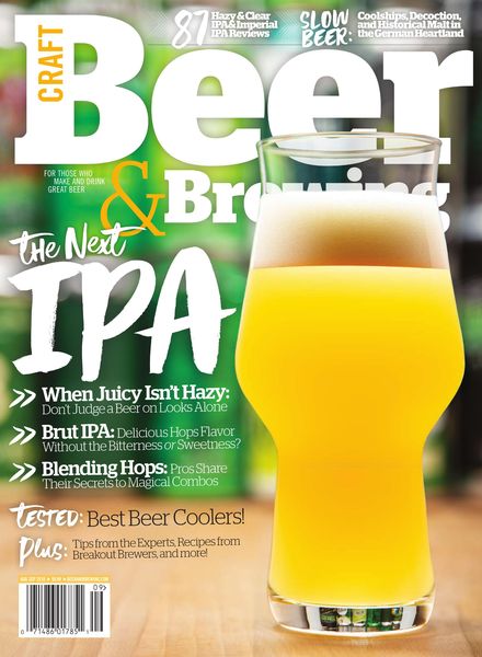 Craft Beer & Brewing – August-September 2018