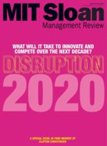 MIT Sloan Management Review – March 2020