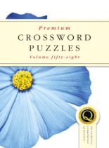 Premium Crossword Puzzles – Issue 58 – August 2019