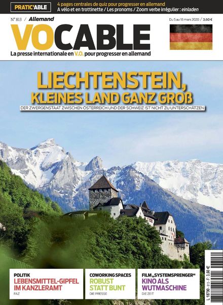 Vocable Allemand – 5 Mars 2020