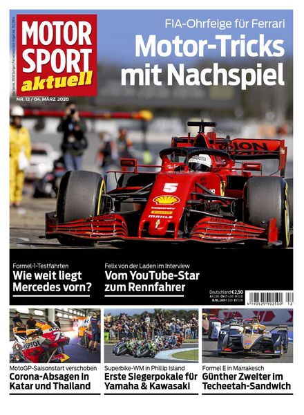 Motorsport Aktuell – 03 Marz 2020