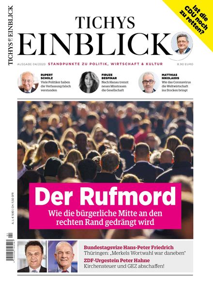 Tichys Einblick – April 2020