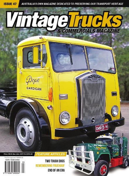 Vintage Trucks & Commercials – May-June 2018
