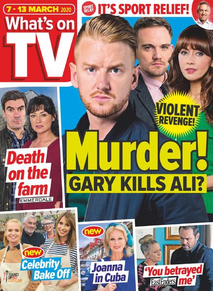 What’s on TV – 07 March 2020