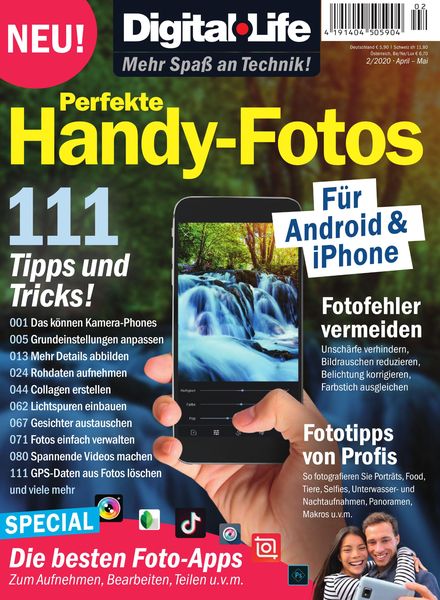 Digital Life – 111 Tips Zu Handy-Fotos – April-Mai 2020