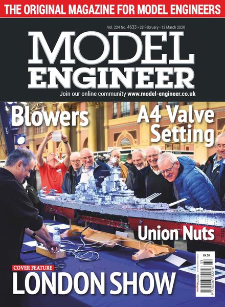 Model Engineer – Issue 4633 – 28 February 2020