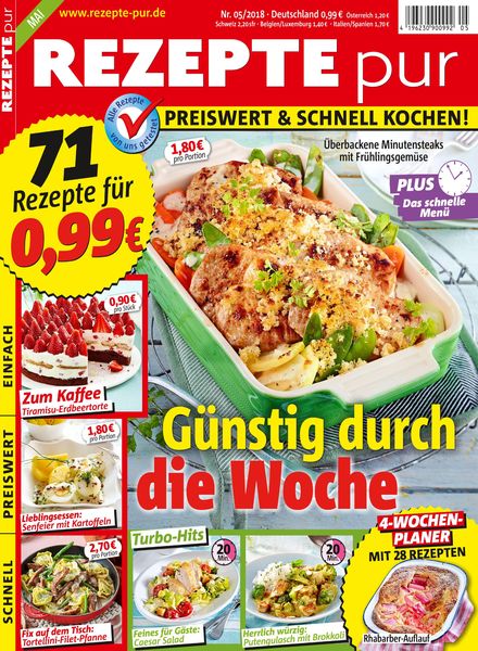 Rezepte pur – Mai 2018