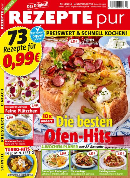 Rezepte pur – November 2018