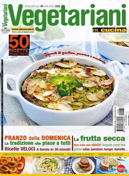 Vegetariani in Cucina – Aprile-Maggio 2020