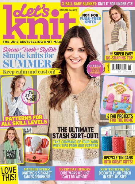 Let’s Knit – Issue 145 – June 2019