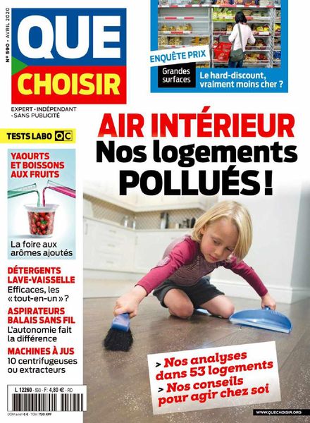 Que Choisir – Avril 2020