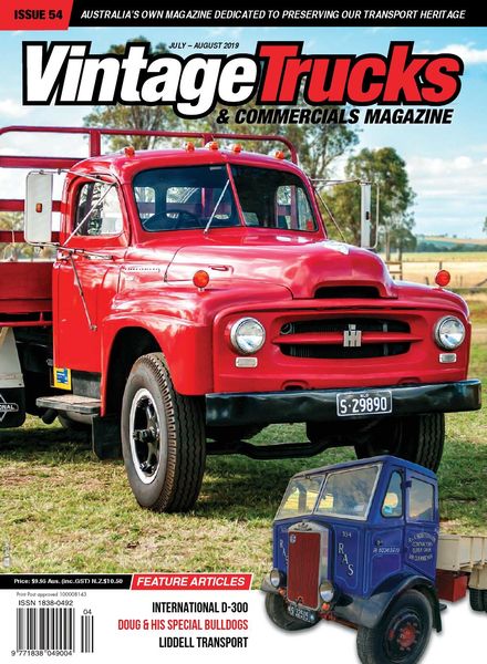 Vintage Trucks & Commercials – July-August 2019