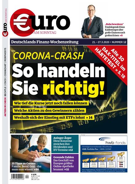 Euro am Sonntag – 21. Marz 2020