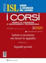 Igiene & Sicurezza del Lavoro Corsi – Marzo 2020