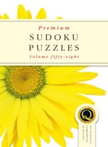 Premium Sudoku Puzzles – Issue 58 – August 2019
