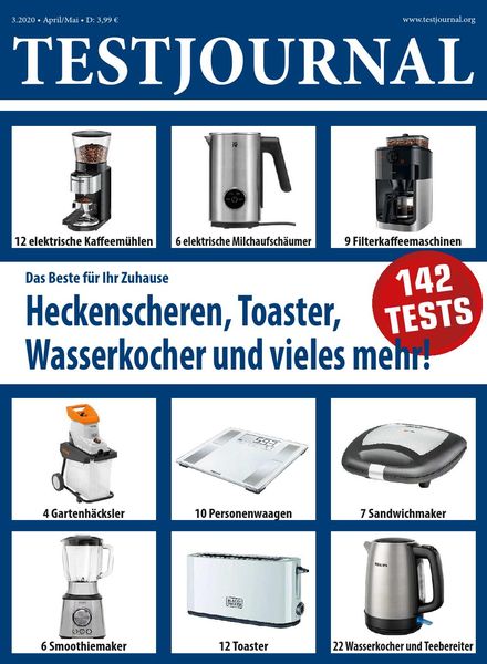 Testjournal – Marz 2020